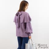 バックリボンケープブラウス | A.NATALY | 詳細画像1 