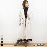 アイボリー | フェイクウールダブルチェスターコート | A.NATALY