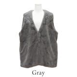 フェイクファーミドル丈ジレ | A.NATALY | 詳細画像10