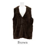 フェイクファーミドル丈ジレ | A.NATALY | 詳細画像11