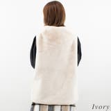 フェイクファーミドル丈ジレ | A.NATALY | 詳細画像1