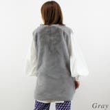 フェイクファーミドル丈ジレ | A.NATALY | 詳細画像3