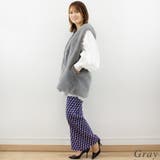 フェイクファーミドル丈ジレ | A.NATALY | 詳細画像4