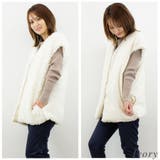 リングファー×オフトンリバーシブルベスト | A.NATALY | 詳細画像2 