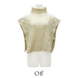 モヘアタッチケーブルクロップドベスト | A.NATALY | 詳細画像9