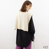 モヘアタッチケーブルクロップドベスト | A.NATALY | 詳細画像3