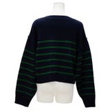 アルパカタッチボーダークロップドニット | A.NATALY | 詳細画像11 