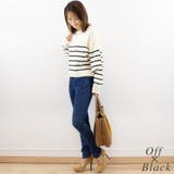 アルパカタッチボーダークロップドニット | A.NATALY | 詳細画像2 