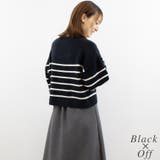 アルパカタッチボーダークロップドニット | A.NATALY | 詳細画像5 