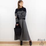 アルパカタッチボーダークロップドニット | A.NATALY | 詳細画像6 