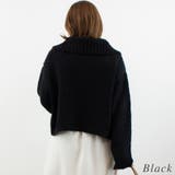 起毛糸ハーフジップニット | A.NATALY | 詳細画像7 