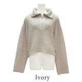 起毛糸ハーフジップニット | A.NATALY | 詳細画像9 