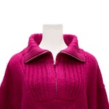 起毛糸ハーフジップニット | A.NATALY | 詳細画像15 