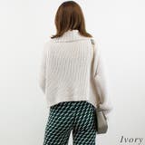 起毛糸ハーフジップニット | A.NATALY | 詳細画像3 