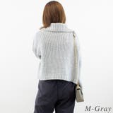 起毛糸ハーフジップニット | A.NATALY | 詳細画像5 