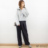 起毛糸ハーフジップニット | A.NATALY | 詳細画像6 