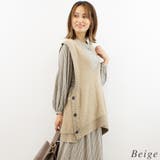 ブークレサイドボタンベスト | A.NATALY | 詳細画像2 