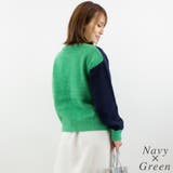 アルパカタッチ配色ニットプルオーバー | A.NATALY | 詳細画像7 