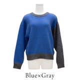 アルパカタッチ配色ニットプルオーバー | A.NATALY | 詳細画像11 