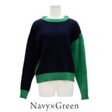 アルパカタッチ配色ニットプルオーバー | A.NATALY | 詳細画像12 