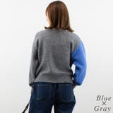 アルパカタッチ配色ニットプルオーバー | A.NATALY | 詳細画像5 