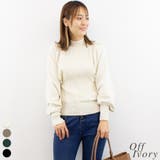 オフアイボリー | ボリュームスリーブニットプルオーバー | A.NATALY