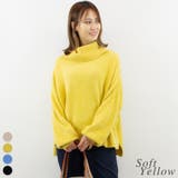 ソフトイエロー | オフタートルシャギーニット | A.NATALY