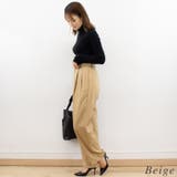 ツイル２タックパンツ | A.NATALY | 詳細画像1 