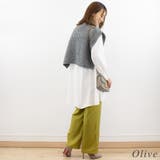 ツイル２タックパンツ | A.NATALY | 詳細画像4 