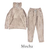 モカ | シープボアハイネックセットアップ | A.NATALY