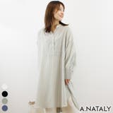 バックボタンフライヘンリースキッパーシャツ | A.NATALY | 詳細画像1 