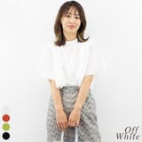 オフホワイト | ダブルフリルブラウス | A.NATALY