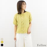 イエロー | ぽこぽこボリューム袖プルオーバー | A.NATALY