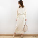 裏毛ウエストドロストロングワンピース | A.NATALY | 詳細画像1