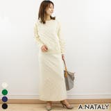 アイボリー | ブロックチェックタイトスカート | A.NATALY