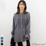 チャコール | プザムピンタックシャツ・ブラウス | A.NATALY