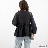 アーケードフクレジャガードペプラムブラウス | A.NATALY | 詳細画像1 