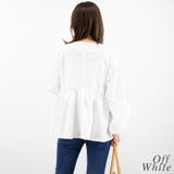 アーケードフクレジャガードペプラムブラウス | A.NATALY | 詳細画像3 