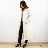 リブスタンドカラーロングダウン | A.NATALY | 詳細画像3 