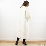 リブスタンドカラーロングダウン | A.NATALY | 詳細画像4 