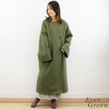 ビッグストール付ノーカラーコート | A.NATALY | 詳細画像7