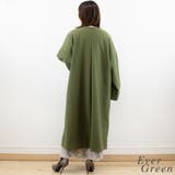 ビッグストール付ノーカラーコート | A.NATALY | 詳細画像9