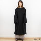 ビッグストール付ノーカラーコート | A.NATALY | 詳細画像10