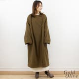 ビッグストール付ノーカラーコート | A.NATALY | 詳細画像1