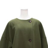 ビッグストール付ノーカラーコート | A.NATALY | 詳細画像20