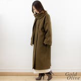 ビッグストール付ノーカラーコート | A.NATALY | 詳細画像2