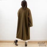 ビッグストール付ノーカラーコート | A.NATALY | 詳細画像3