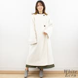 ビッグストール付ノーカラーコート | A.NATALY | 詳細画像4