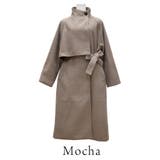 フェイクウールスタンドカラーケープコート | A.NATALY | 詳細画像7 