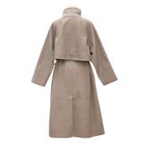 フェイクウールスタンドカラーケープコート | A.NATALY | 詳細画像11 